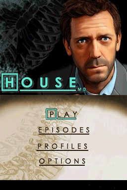Dr. House — Title screen