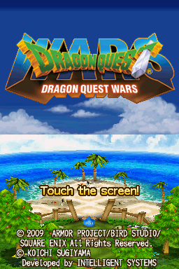 Dragon Quest Wars — Title screen