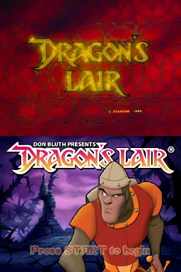 Dragon's Lair — Title screen