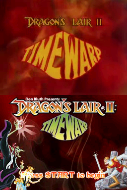 Dragon's Lair 2 — Title screen