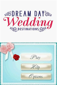 Dream Day: Wedding Destinations — Title screen