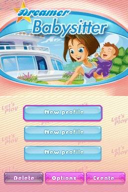 Dreamer Series - Babysitter — Title screen
