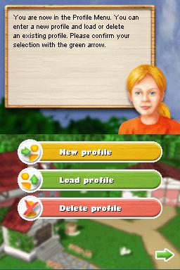 Dreamer Series - Horse Trainer — Title screen