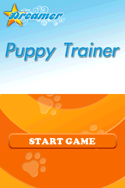 Dreamer Series - Puppy Trainer — Title screen