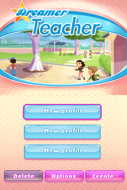 Dreamer Series - Teacher — Title screen