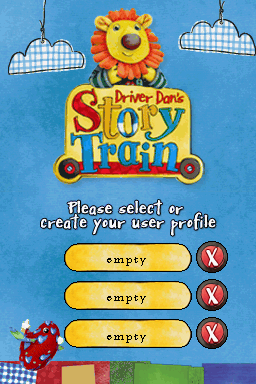 Driver Dan's Story Train — Title screen