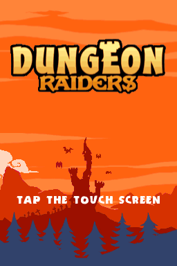 Dungeon Raiders — Title screen