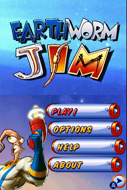 Earthworm Jim — Title screen
