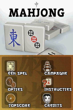 Eindeloos Mahjong — Title screen