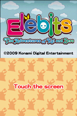 Eledees - The Adventures of Kai and Zero — Title screen