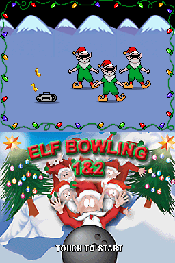 Elf Bowling 1 & 2 — Title screen