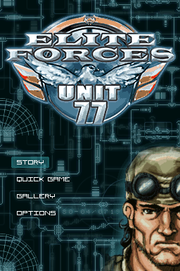 Elite Forces: Unit 77 — Title screen