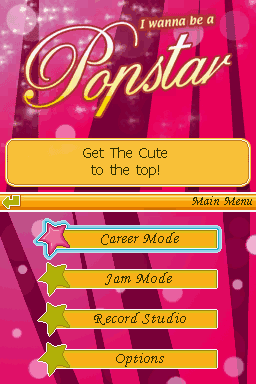 Emily : My Dream Job : Popstar — Title screen