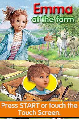 Emma at the Farm — Title screen