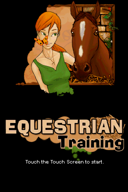 Equestrian Training — Title screen