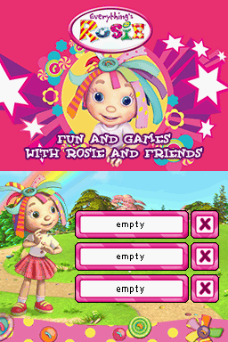 Everything's Rosie — Title screen