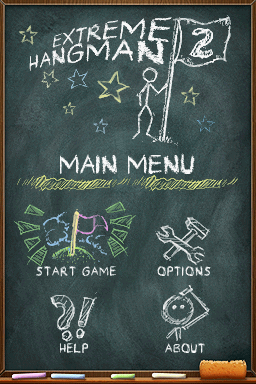 Extreme Hangman 2 — Title screen