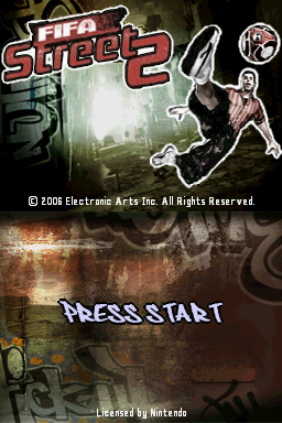 FIFA Street 2 — Title screen