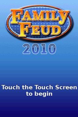 Family Feud : 2010 Edition — Title screen