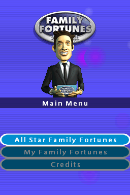 Family Fortunes — Title screen