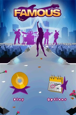 Famous - The Road to Glory! — Title screen