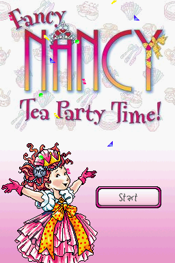 Fancy Nancy : Tea Party Time! — Title screen