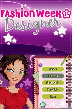 Fashion Week Jr — Title screen