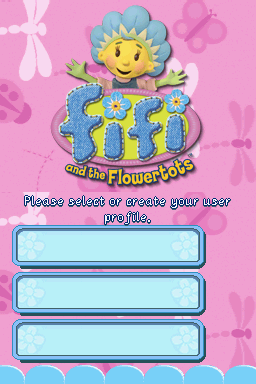 Fifi and the Flowertots — Title screen