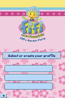 Fifi and the Flowertots - Fifi's Garden Party — Title screen