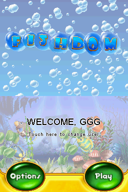 Fishdom — Title screen