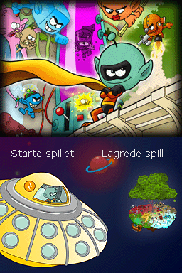 Flunkerne - Superskurke — Title screen