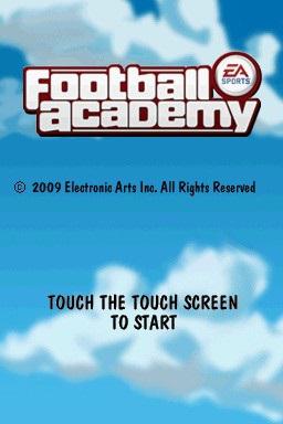 Football Academy - Build and Prove Your Football K — Title screen
