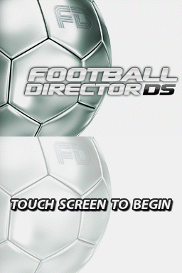 Football Director Ds — Title screen