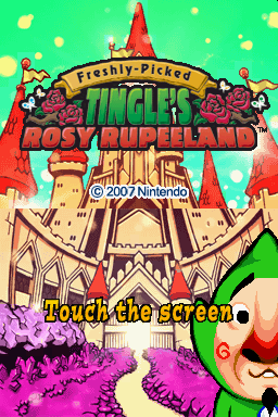 Freshly-Picked : Tingle's Rosy Rupeeland — Title screen