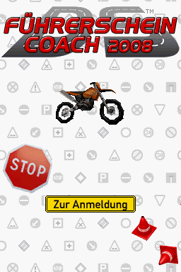 Fuehrerschein Coach 2008 — Title screen