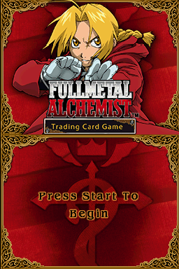 Fullmetal Alchemist - Trading Card Game — Title screen