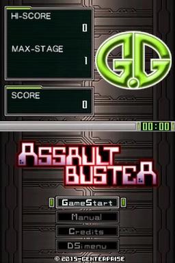 G.G Series - Assault Buster — Title screen