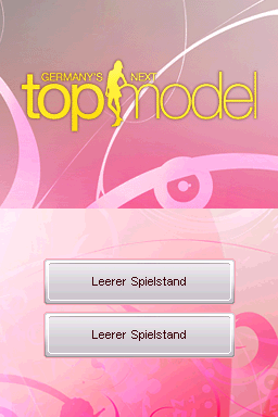 Germany's Next Topmodel - Das Offizielle Spiel zur Staffel 2010 — Title screen