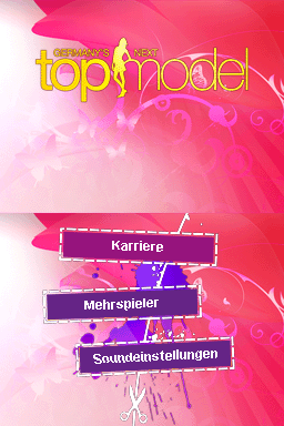 Germany's Next Topmodel - Das offizielle Spiel zur Staffel 2011! — Title screen