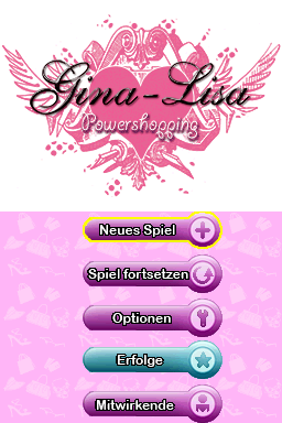 Gina-Lisa Powershopping — Title screen