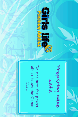 Girls Life - Fashion Addict — Title screen