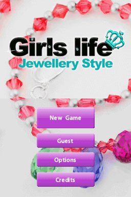 Girls Life - Jewellery Style — Title screen