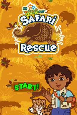 Go, Diego, Go!: Safari Rescue — Title screen