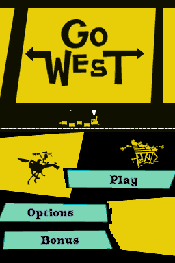 Go West! - A Lucky Luke Adventure — Title screen