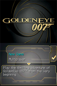 GoldenEye 007 — Title screen
