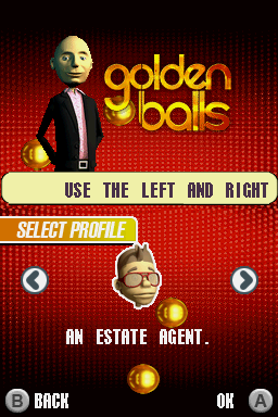 Golden Balls — Title screen