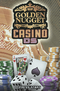Golden Nugget Casino Ds — Title screen