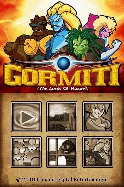 Gormiti - The Lords of Nature! — Title screen