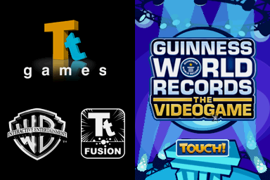 Guinness World Records - The Videogame — Title screen