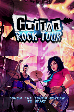 Guitar Rock Tour — Title screen